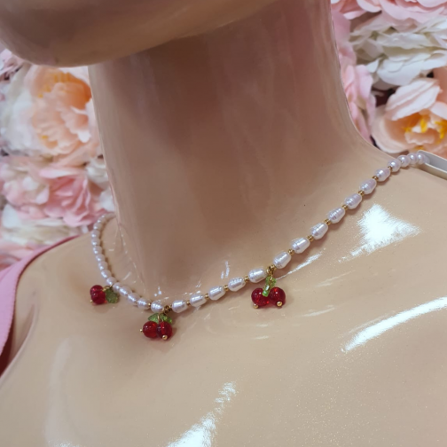 Collar cerezas - Imagen 2