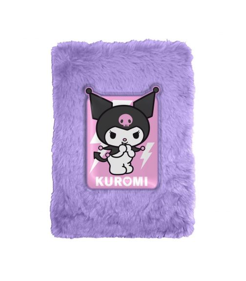 Cuaderno Kuromi peluche