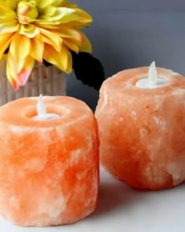 Pack portavelas sal del Himalaya