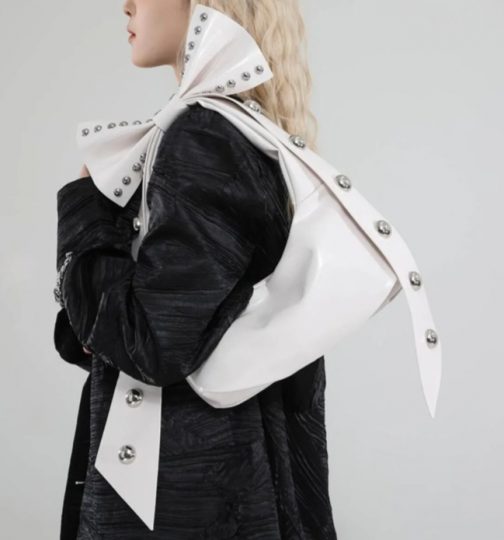 Bolso lazo rosa - Imagen 3