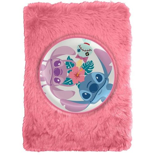 Cuaderno peluche Stitch y Angel