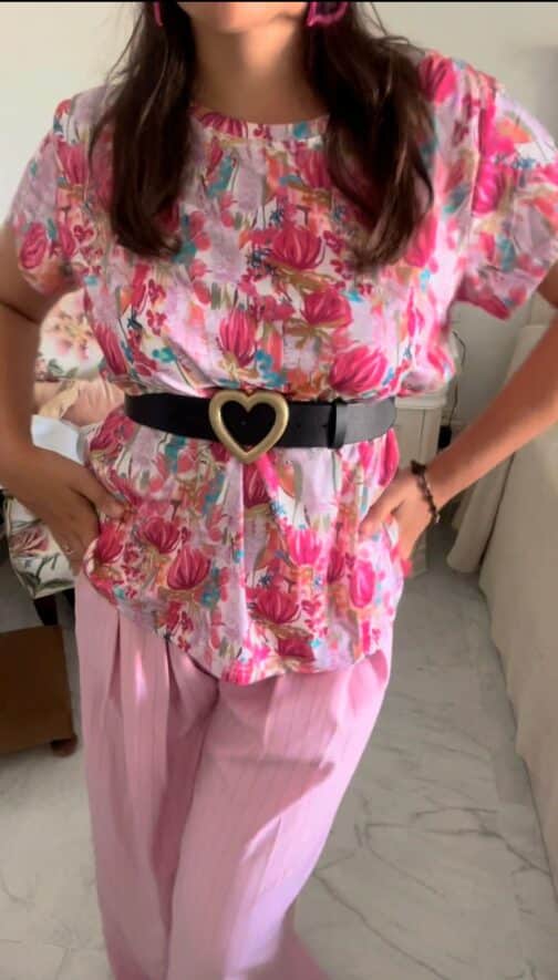 Camiseta tulipanes
