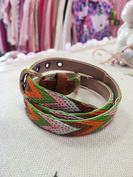 Cinturón multicolor
