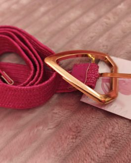 Cinturón rombo fucsia