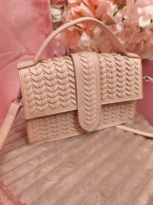 Bolso espiguitas rosas - Imagen 3