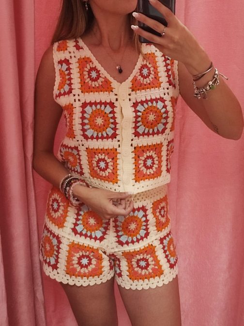 Conjunto crochet boho - Imagen 3