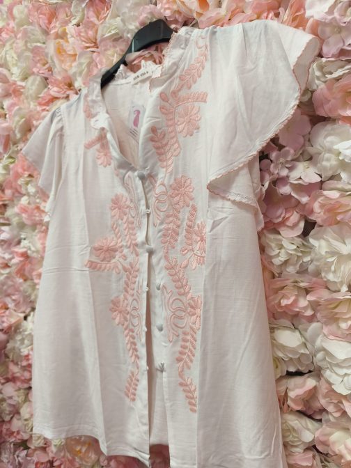 Blusa bordada romántica - Imagen 2