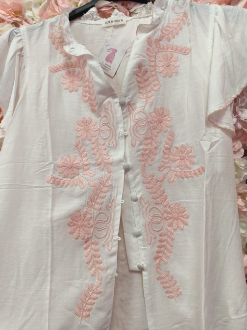 Blusa bordada romántica - Imagen 3