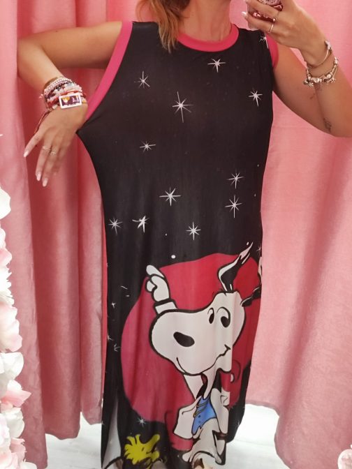 Vestido curvy largo Snoopy - Imagen 2