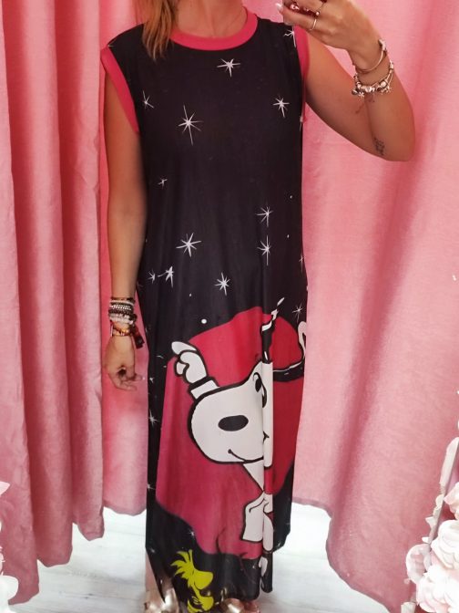Vestido curvy largo Snoopy - Imagen 4