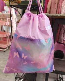Mochila saco mariposas