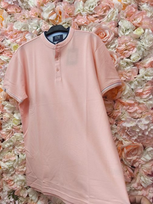 Polo rosa hombre - Imagen 3