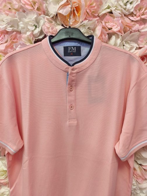 Polo rosa hombre