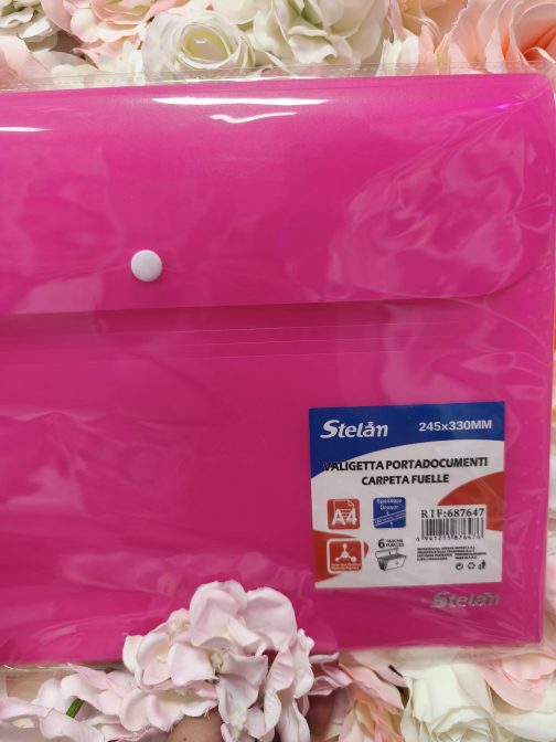 Carpeta fuelle fucsia - Imagen 3