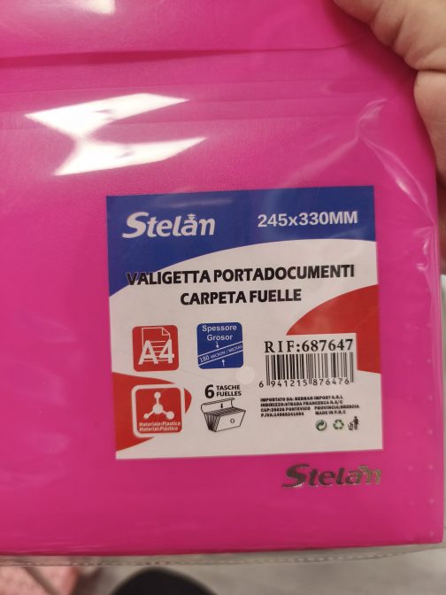 Carpeta fuelle fucsia - Imagen 2