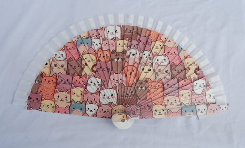 Abanico mini Gatos - Imagen 5