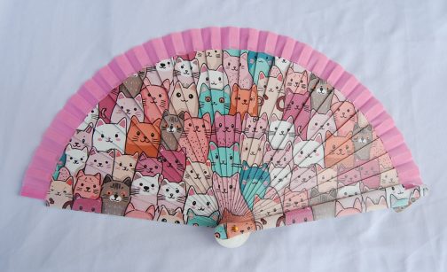Abanico mini Gatos - Imagen 4