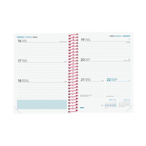 Agenda escolar Diva floral - Imagen 4
