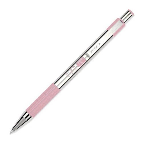 Bolígrafo Zebra Rosa y plata