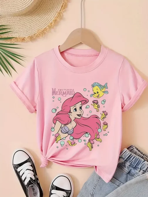 Camiseta niña Ariel La sirenita - Imagen 2