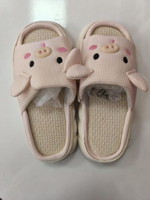 Zapatillas lino cerdo