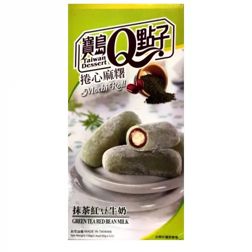 Mochis roll Matcha y Judía roja