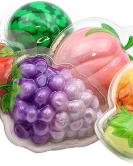 Chucherías de frutas rellenas