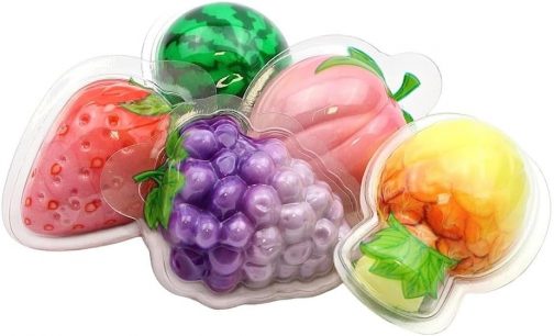 Chucherías de frutas rellenas