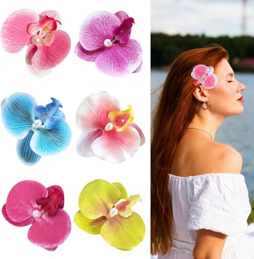Horquilla para el pelo orquídea