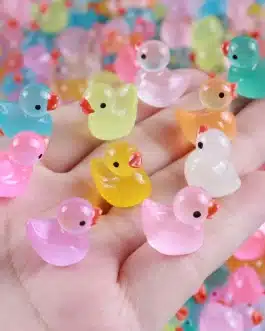 Mini patos resina colores
