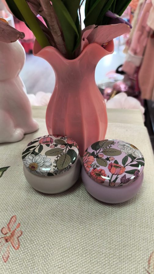Caja metal floral - Imagen 2