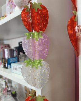 Pinza para el pelo Fresa