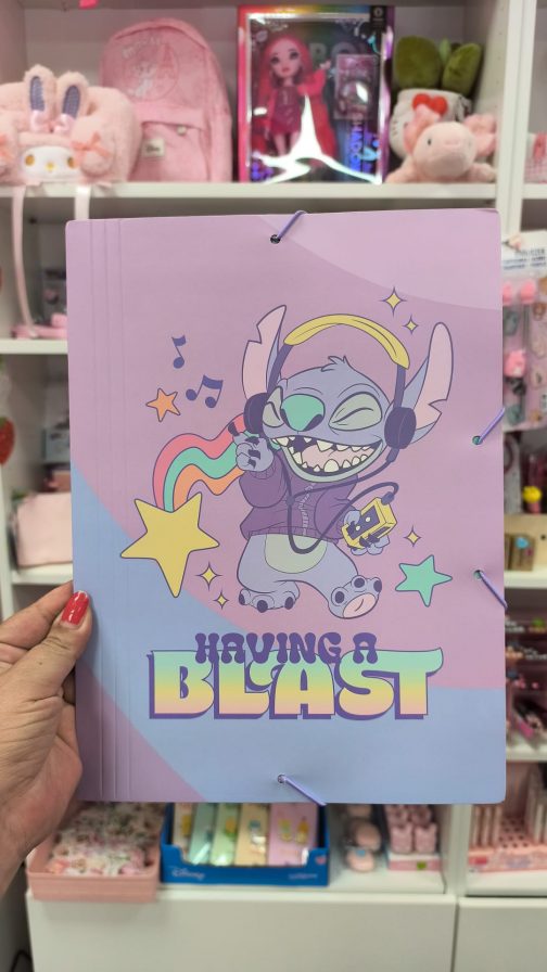 Carpeta gomas Stitch