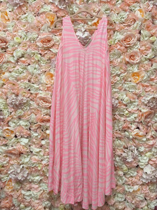 Vestido estampado vibrante