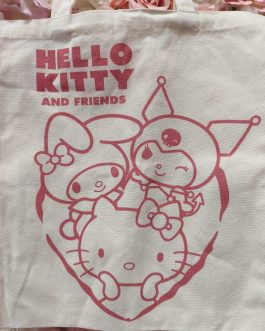 Totebag Hello Kitty & Friends tela