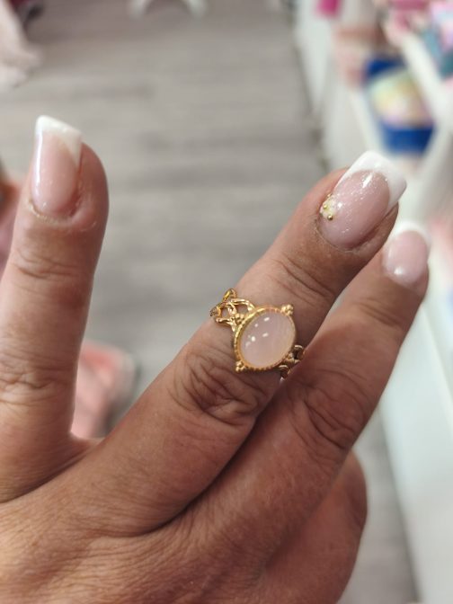 Anillos Luna acero dorado - Imagen 8