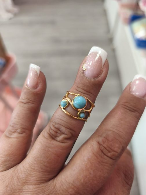 Anillos Luna acero dorado - Imagen 16