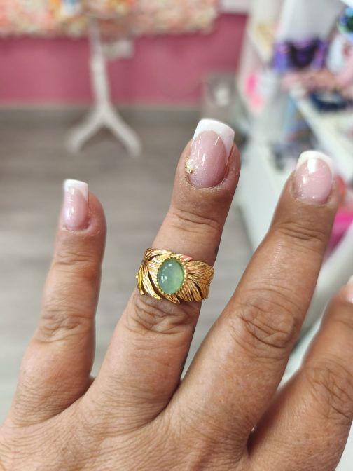 Anillos Luna acero dorado - Imagen 10