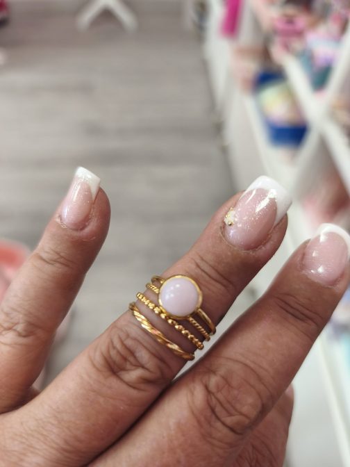 Anillos Luna acero dorado - Imagen 20