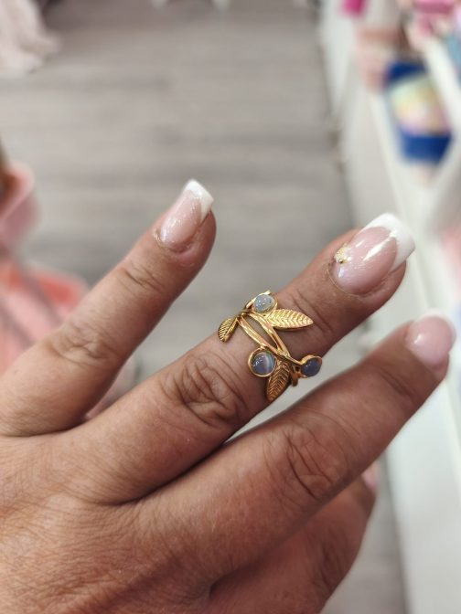 Anillos Luna acero dorado - Imagen 22