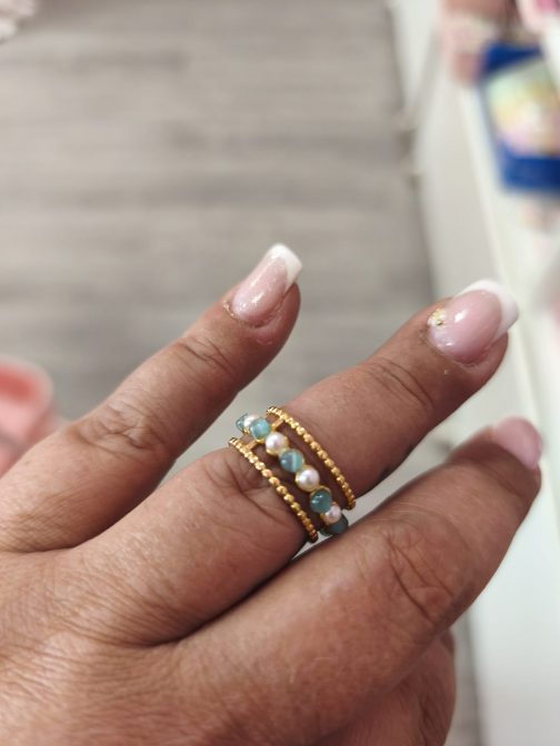Anillos Luna acero dorado - Imagen 29