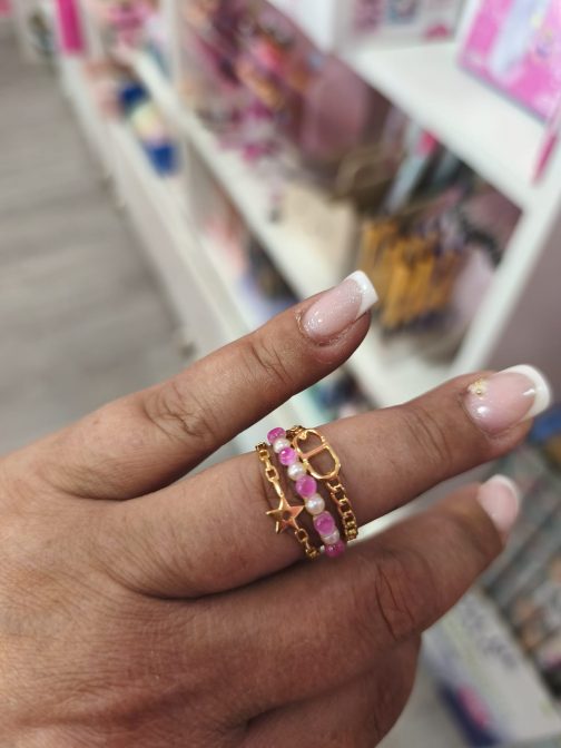 Anillos Luna acero dorado - Imagen 30
