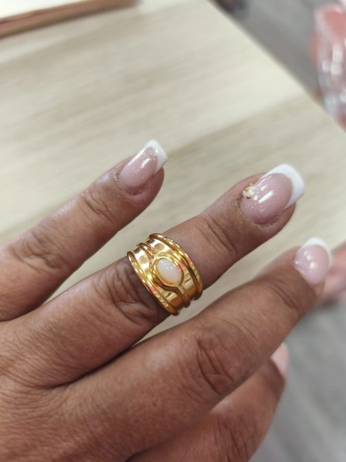 Anillos Luna acero dorado - Imagen 31
