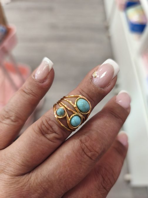 Anillos Luna acero dorado - Imagen 34