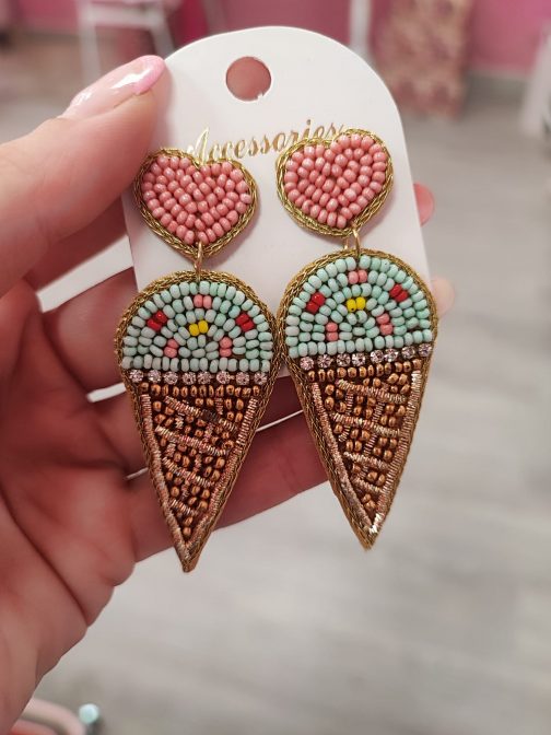 Pendientes cono de Helado