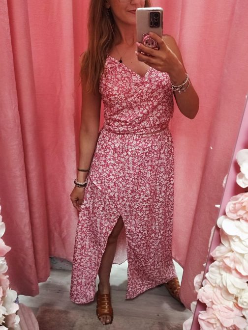 Conjunto floral dos piezas