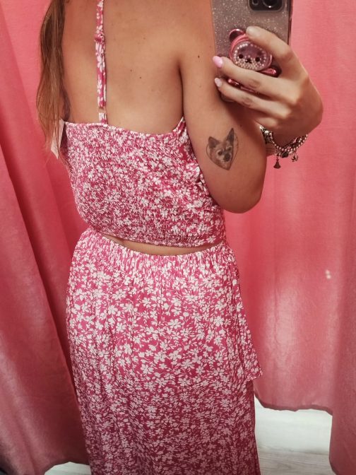 Conjunto floral dos piezas - Imagen 5