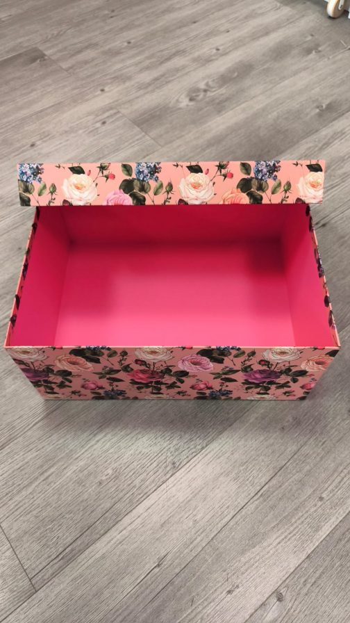 Caja decorativa floral - Imagen 3