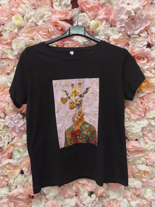 Camiseta Jirafa elegante