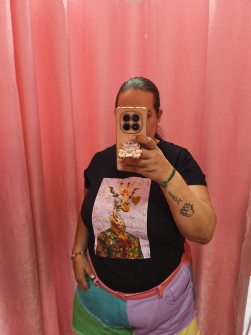 Camiseta Jirafa elegante - Imagen 3